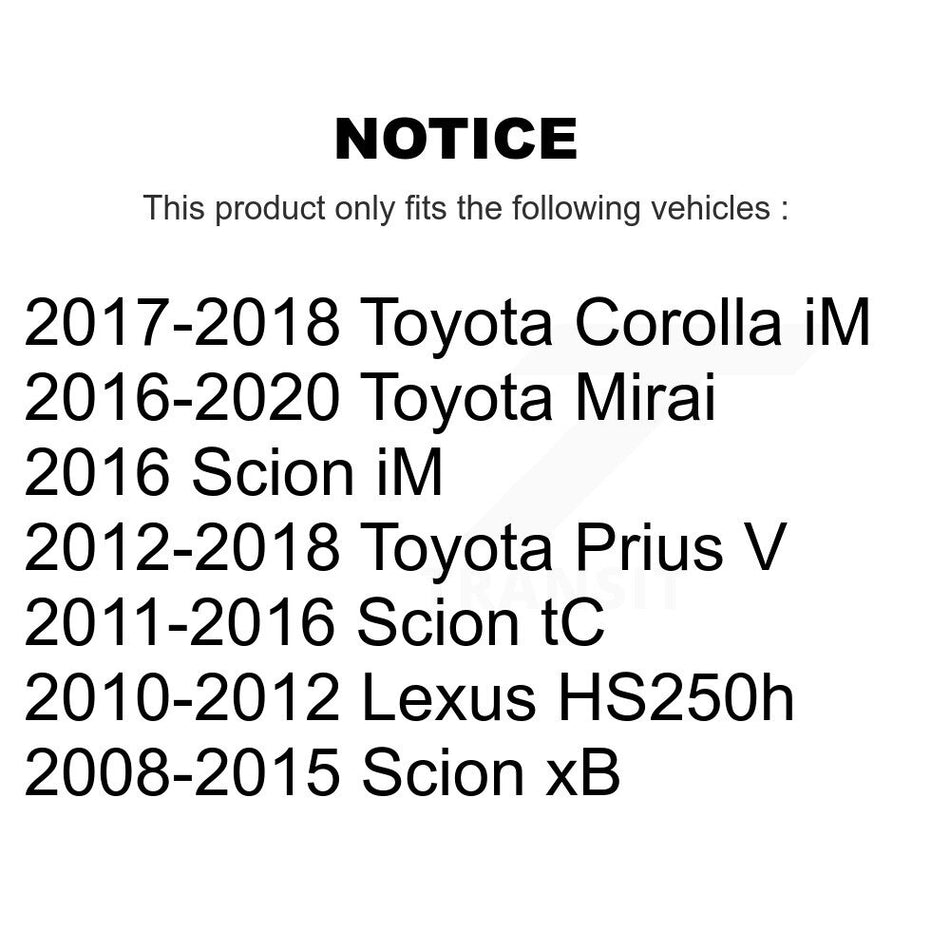 Front Right Lower Suspension Control Arm TOR-CK641288 For Toyota Prius V Scion Corolla iM tC xB