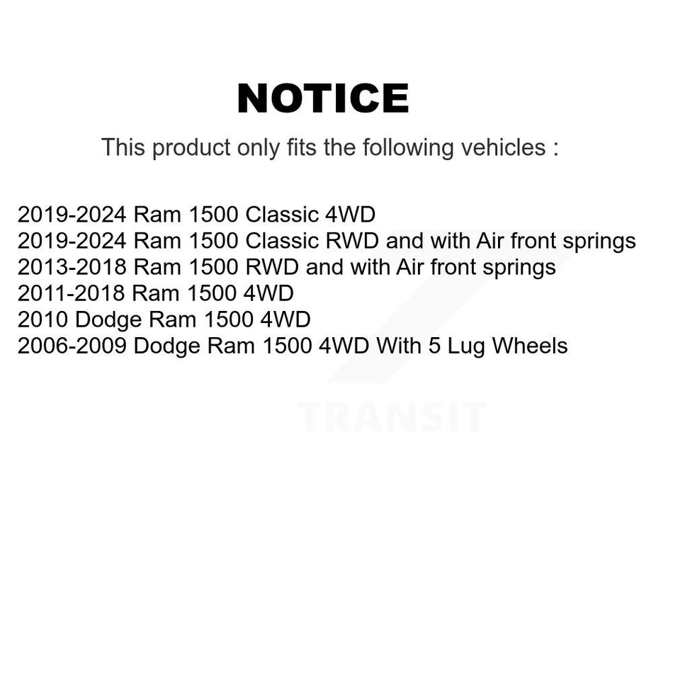 Front Left Lower Suspension Control Arm Ball Joint Assembly TOR-CK641504 For Ram 1500 Classic Dodge