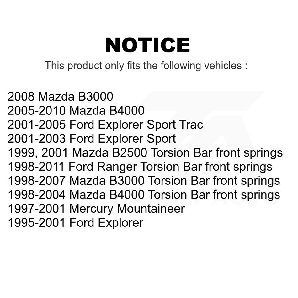 Front Right Upper Suspension Control Arm Ball Joint Assembly TOR-CK80068 For Ford Ranger Explorer Sport Trac Mazda Mercury Mountaineer B3000 B4000 B2500