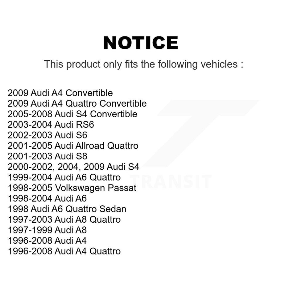 Front Left Upper Rearward Suspension Control Arm Ball Joint Assembly TOR-CK80525 For Audi A4 Quattro