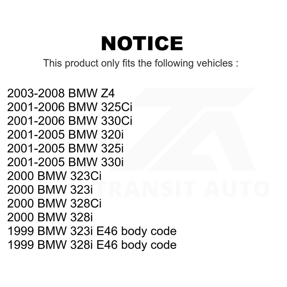 Front Left Lower Suspension Control Arm Ball Joint Assembly TOR-CK80527 For BMW 325i 325Ci Z4 330Ci 330i 323i 328i 323Ci 328Ci 320i