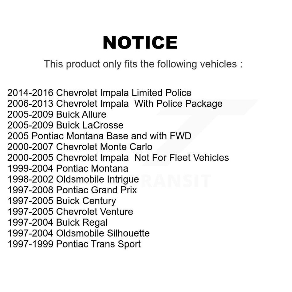 Front Right Lower Suspension Control Arm Ball Joint Assembly TOR-CK80538 For Chevrolet Impala Buick