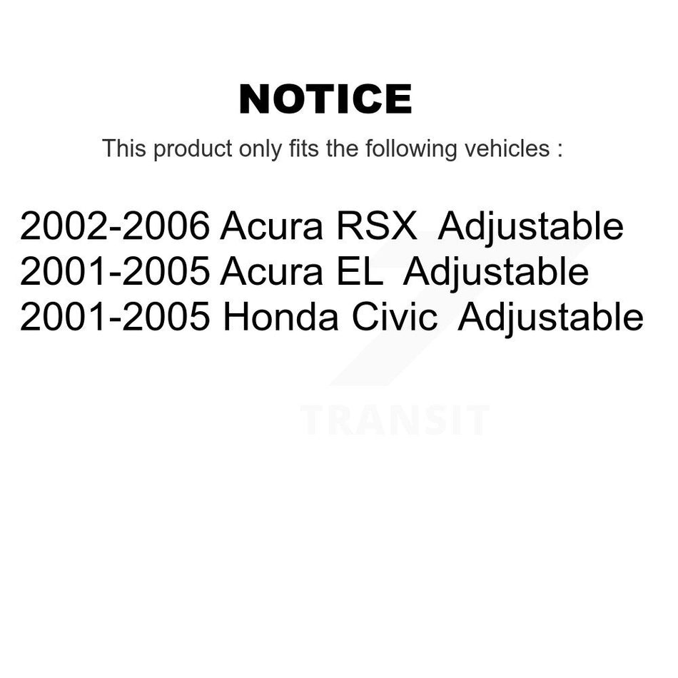 Rear Upper Suspension Control Arm TOR-CK90351 For Honda Civic Acura EL RSX Adjustable