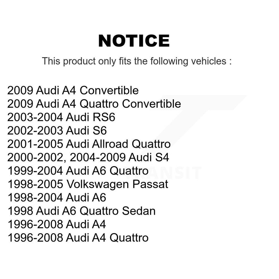 Front Right Upper Forward Suspension Control Arm Ball Joint Assembly TOR-CK90498 For Audi A4 Quattro