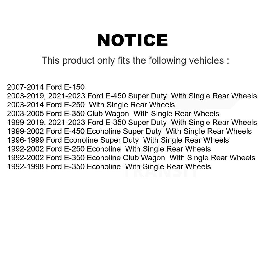 Front Right Inner Steering Tie Rod End TOR-DS300003 For Ford E-350 Super Duty E-250 E-450 E-150 Club