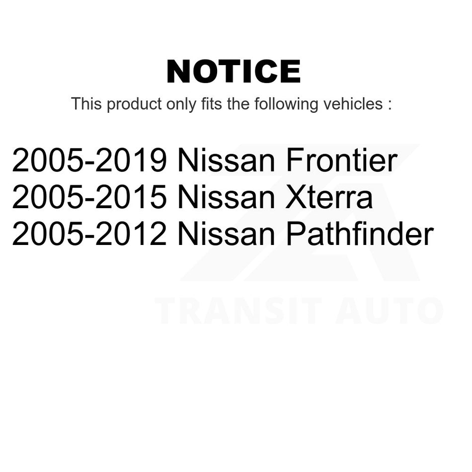 Front Left Outer Steering Tie Rod End TOR-ES800048 For Nissan Frontier Pathfinder Xterra