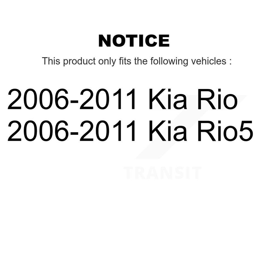 Front Left Outer Steering Tie Rod End TOR-ES800350 For 2006-2011 Kia Rio Rio5