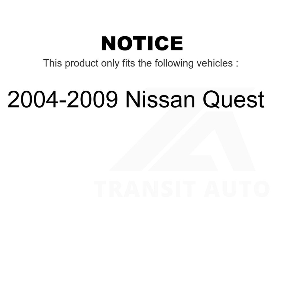 Front Outer Steering Tie Rod End TOR-ES800404 For 2004-2009 Nissan Quest