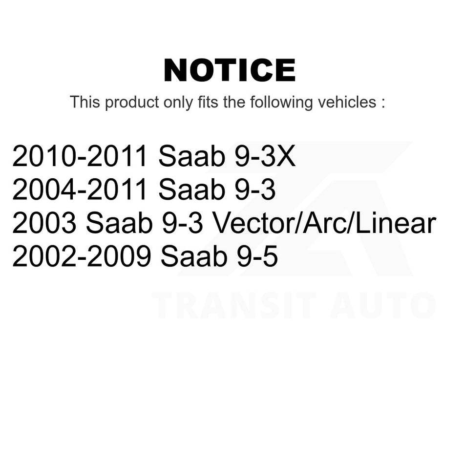 Front Right Outer Steering Tie Rod End TOR-ES800410 For Saab 9-3 9-5 9-3X