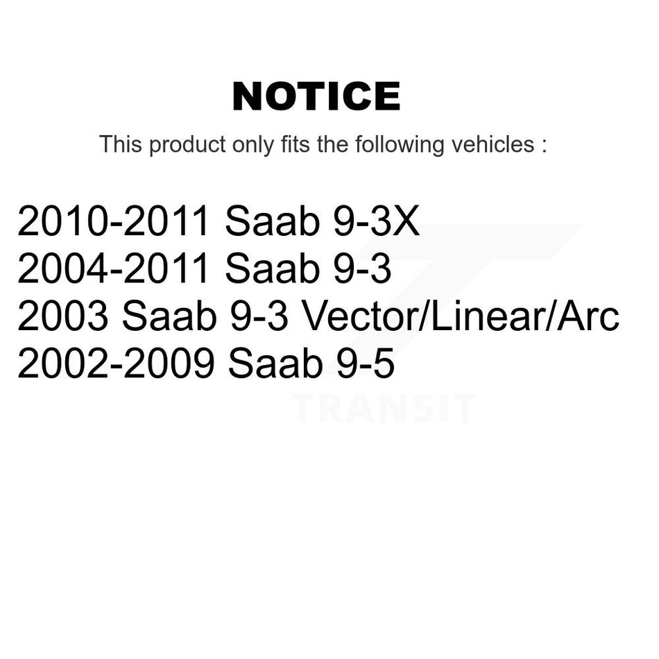 Front Right Outer Steering Tie Rod End TOR-ES800410 For Saab 9-3 9-5 9-3X