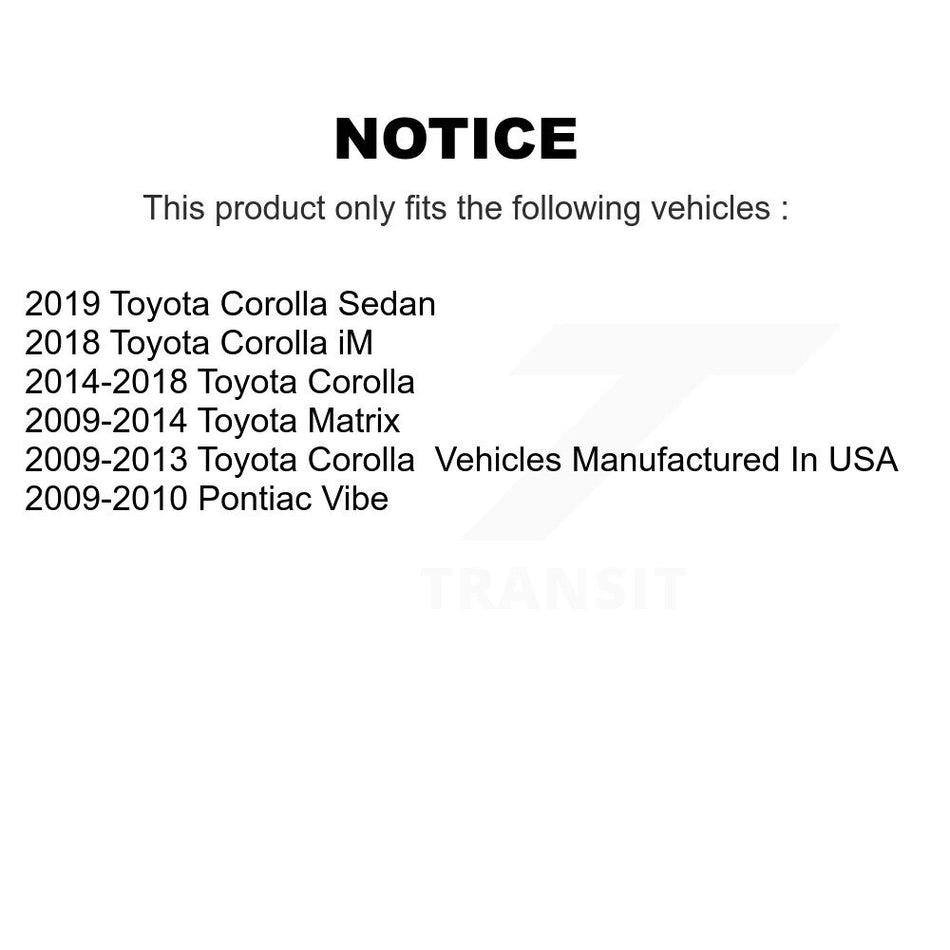 Front Outer Steering Tie Rod End TOR-ES800525 For Toyota Corolla Matrix Pontiac Vibe iM