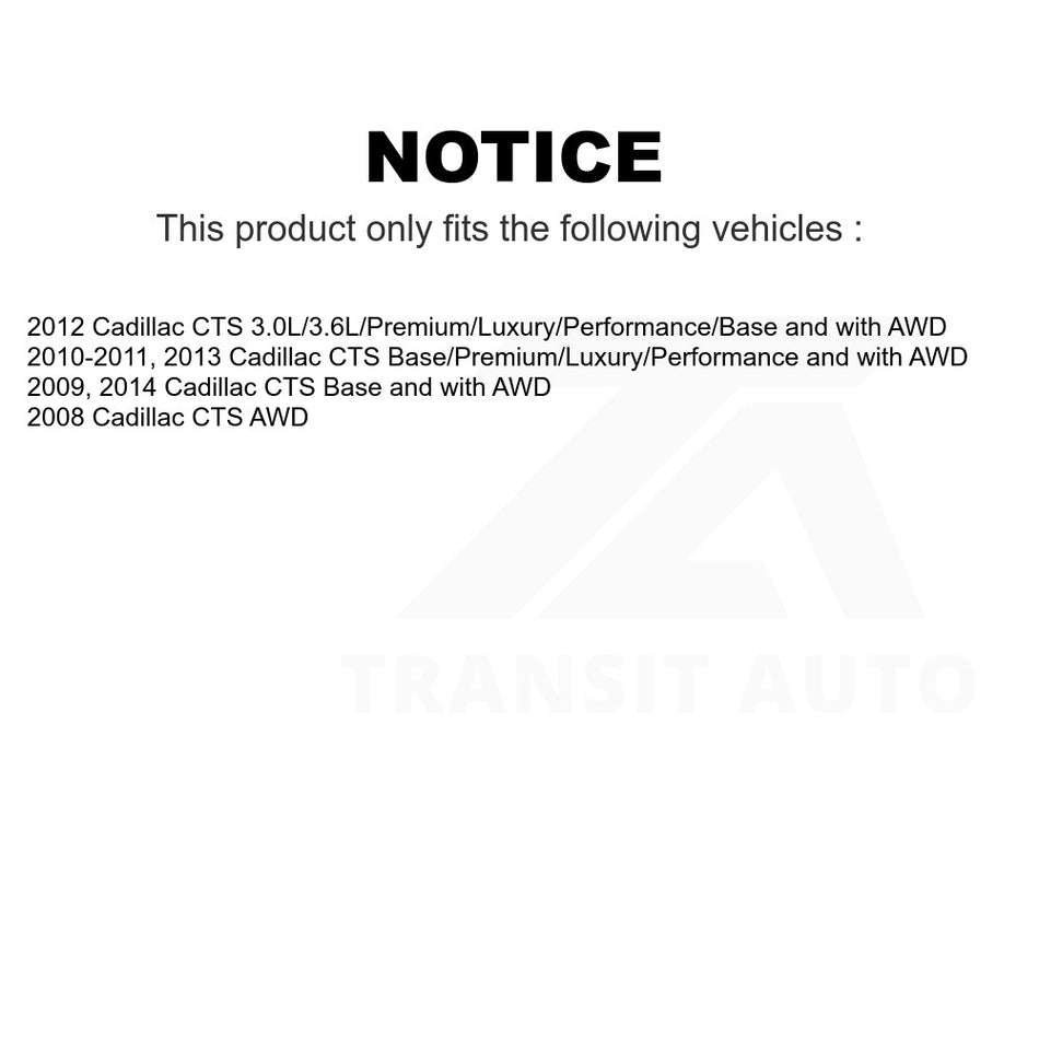 Front Left Outer Steering Tie Rod End TOR-ES800641 For Cadillac CTS