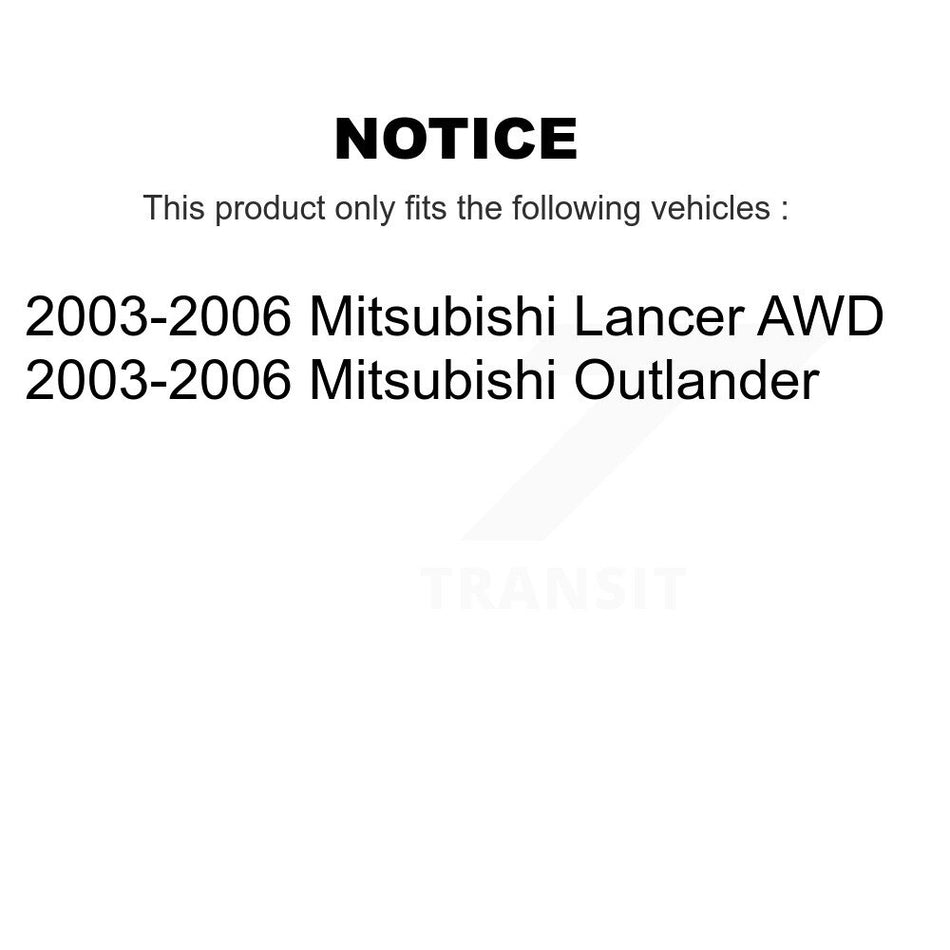 Front Outer Steering Tie Rod End TOR-ES800874 For 2003-2006 Mitsubishi Lancer Outlander