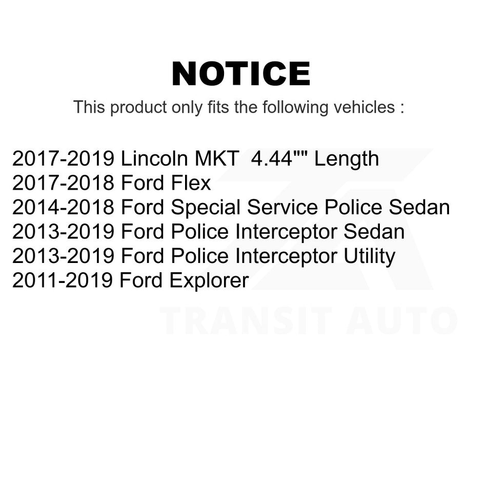 Outer Steering Tie Rod End TOR-ES800952 For Ford Explorer Police Interceptor Utility Sedan Flex Lincoln MKT Special Service