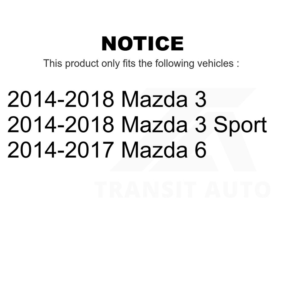 Front Left Outer Steering Tie Rod End TOR-ES801063 For Mazda 3 6 Sport