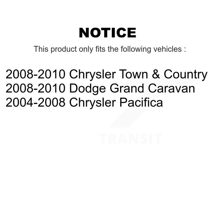 Front Inner Steering Tie Rod End TOR-ES80646 For Dodge Grand Caravan Chrysler Town & Country