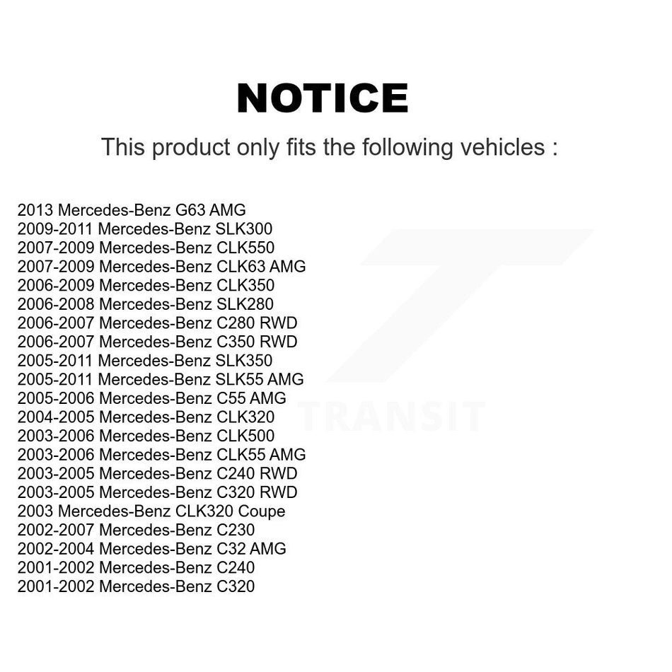 Front Left Outer Steering Tie Rod End TOR-ES80687 For Mercedes-Benz C230 C240 SLK350 C280 CLK350 AMG