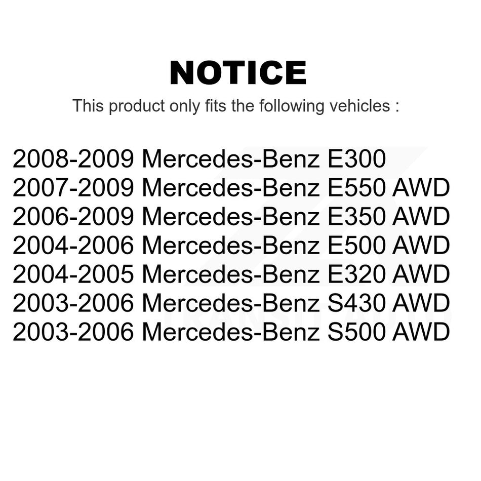 Front Left Outer Steering Tie Rod End TOR-ES80976 For Mercedes-Benz E350 E320 S430 E500 S500 E550 E300