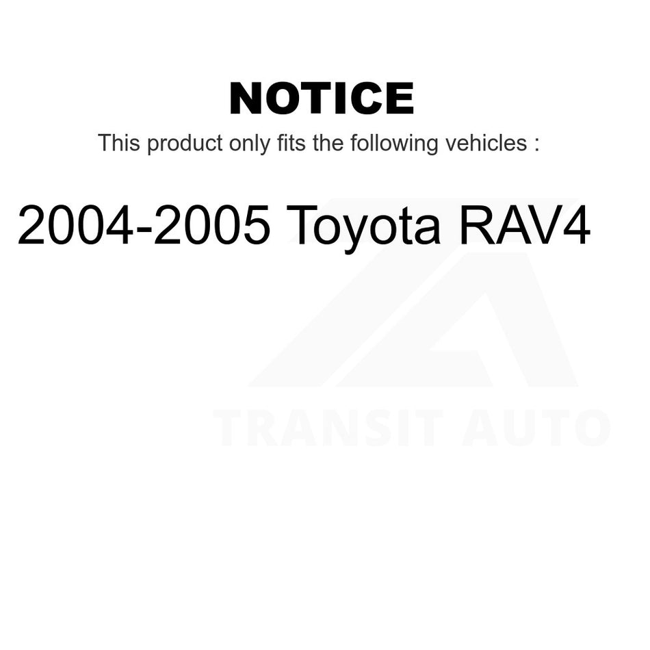 Front Inner Steering Tie Rod End TOR-EV800059 For 2004-2005 Toyota RAV4