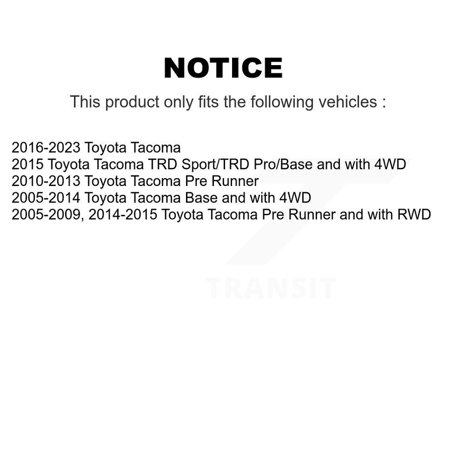 Front Inner Steering Tie Rod End TOR-EV800529 For Toyota Tacoma