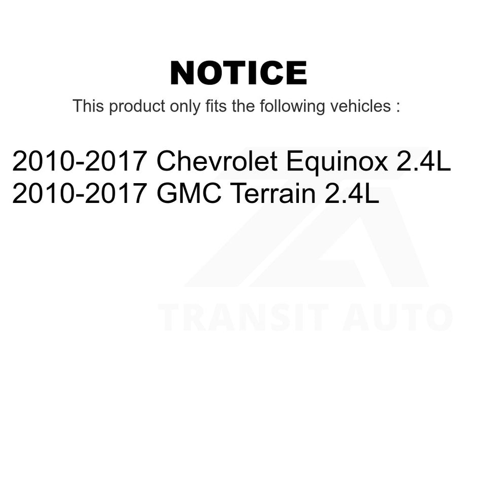 Front Inner Steering Tie Rod End TOR-EV800648 For 2010-2017 Chevrolet Equinox GMC Terrain 2.4L