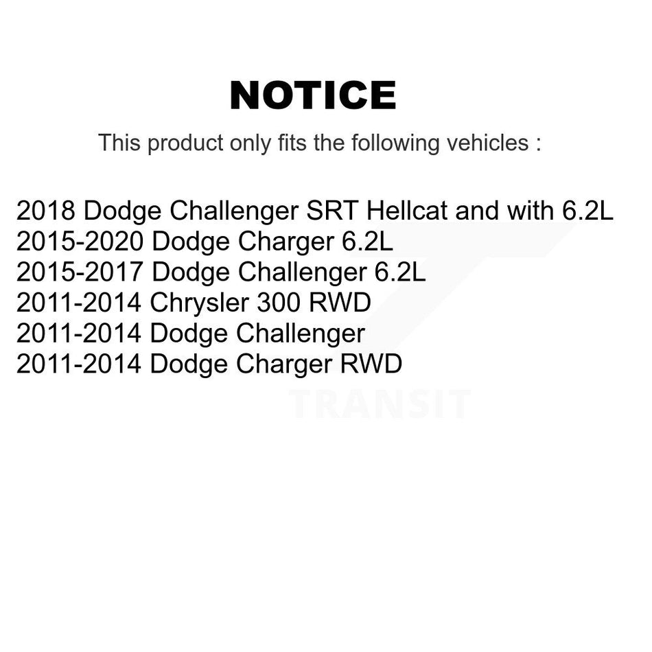 Front Inner Steering Tie Rod End TOR-EV800963 For Dodge Charger Challenger Chrysler 300