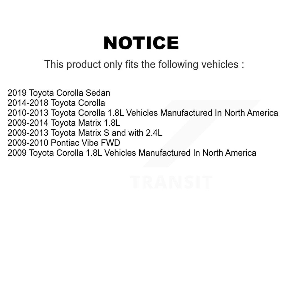 Inner Steering Tie Rod End TOR-EV801193 For Toyota Corolla Matrix Pontiac Vibe