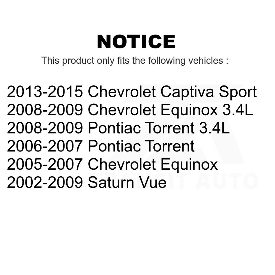 Front Lower Forward Suspension Control Arm Bushing TOR-K200783 For Chevrolet Saturn Vue Equinox Pontiac Torrent Captiva Sport