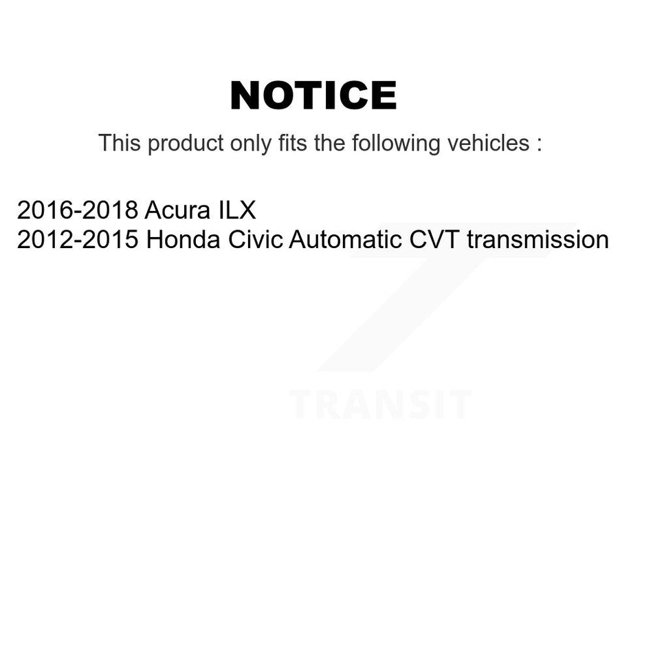 Front Lower Forward Suspension Control Arm Bushing TOR-K201649 For Honda Civic Acura ILX