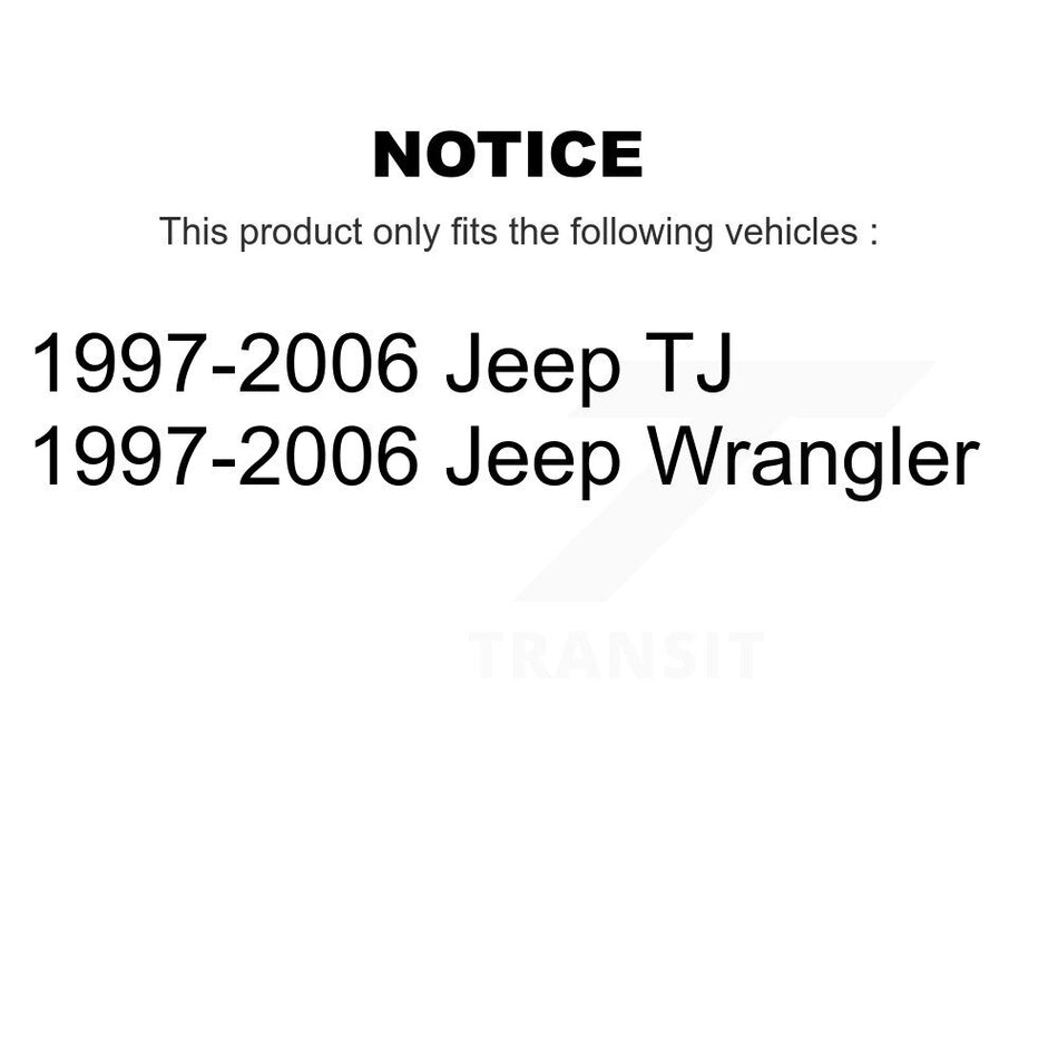 Front Suspension Stabilizer Bar Link Kit TOR-K3197 For 1997-2006 Jeep Wrangler TJ