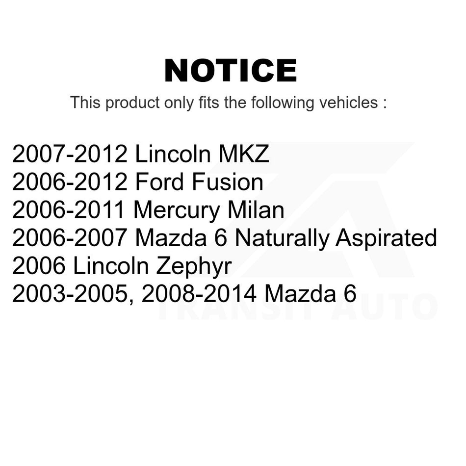 Front Upper Suspension Ball Joint TOR-K500013 For Ford Fusion Mazda 6 Lincoln MKZ Mercury Milan Zephyr Adjustable