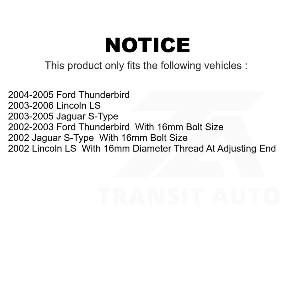 Front Lower Suspension Ball Joint TOR-K500085 For Lincoln LS Ford Thunderbird Jaguar S-Type