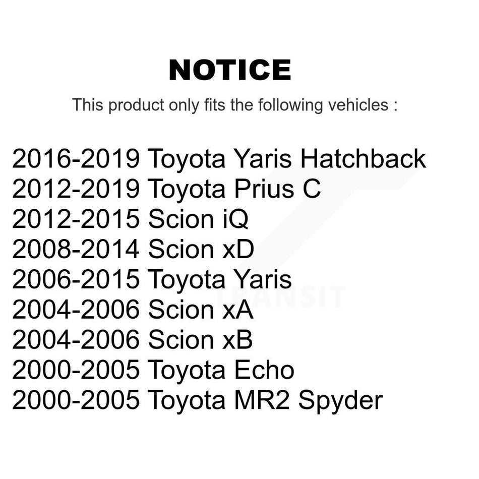Front Lower Suspension Ball Joint TOR-K500118 For Toyota Yaris Echo Prius C Scion xD iQ xB MR2 xA