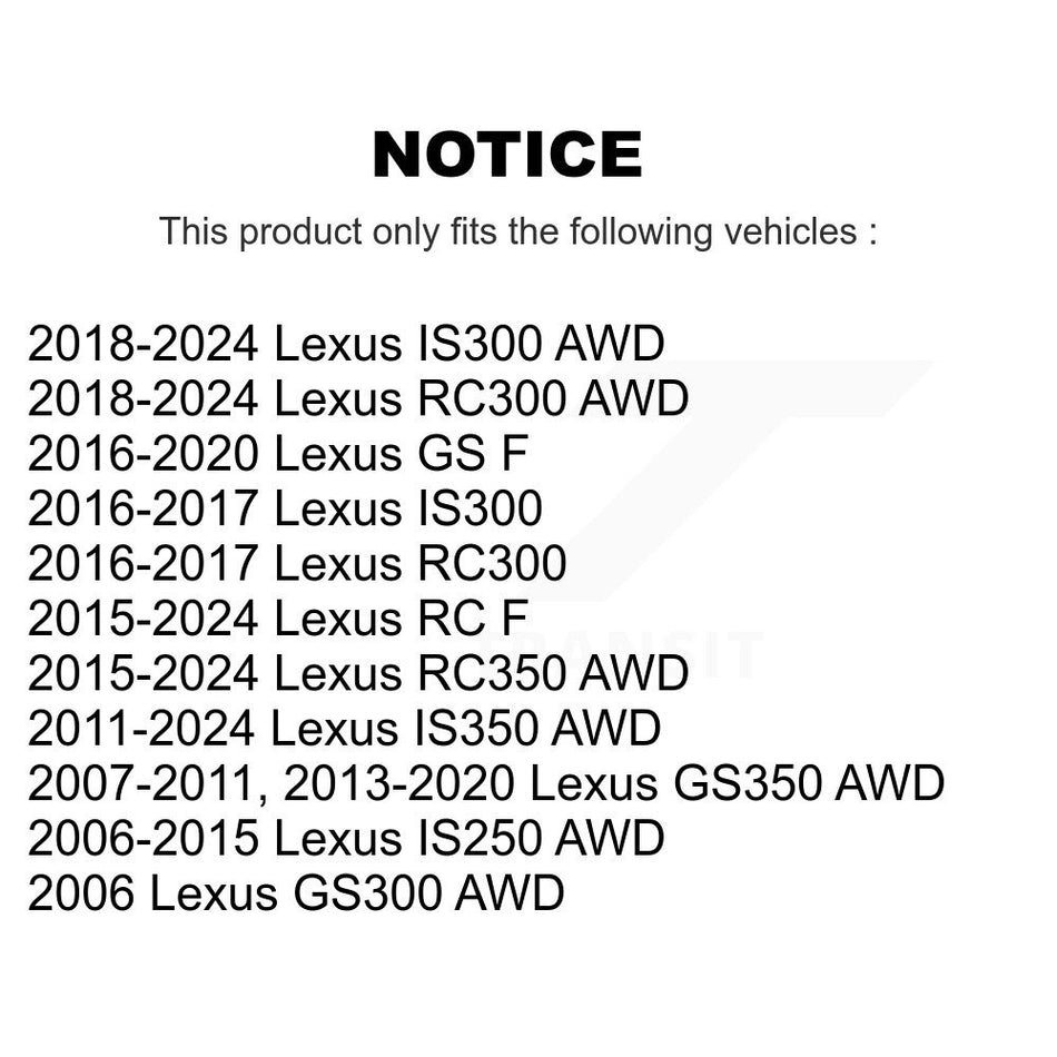 Front Lower Suspension Ball Joint TOR-K500126 For Lexus IS250 IS300 IS350 GS350 RC350 RC300 GS300 RC