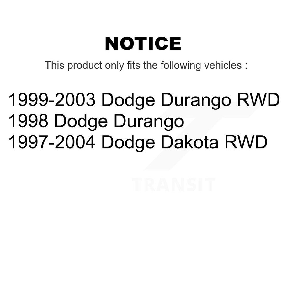 Front Suspension Stabilizer Bar Link Kit TOR-K7274 For Dodge Dakota Durango