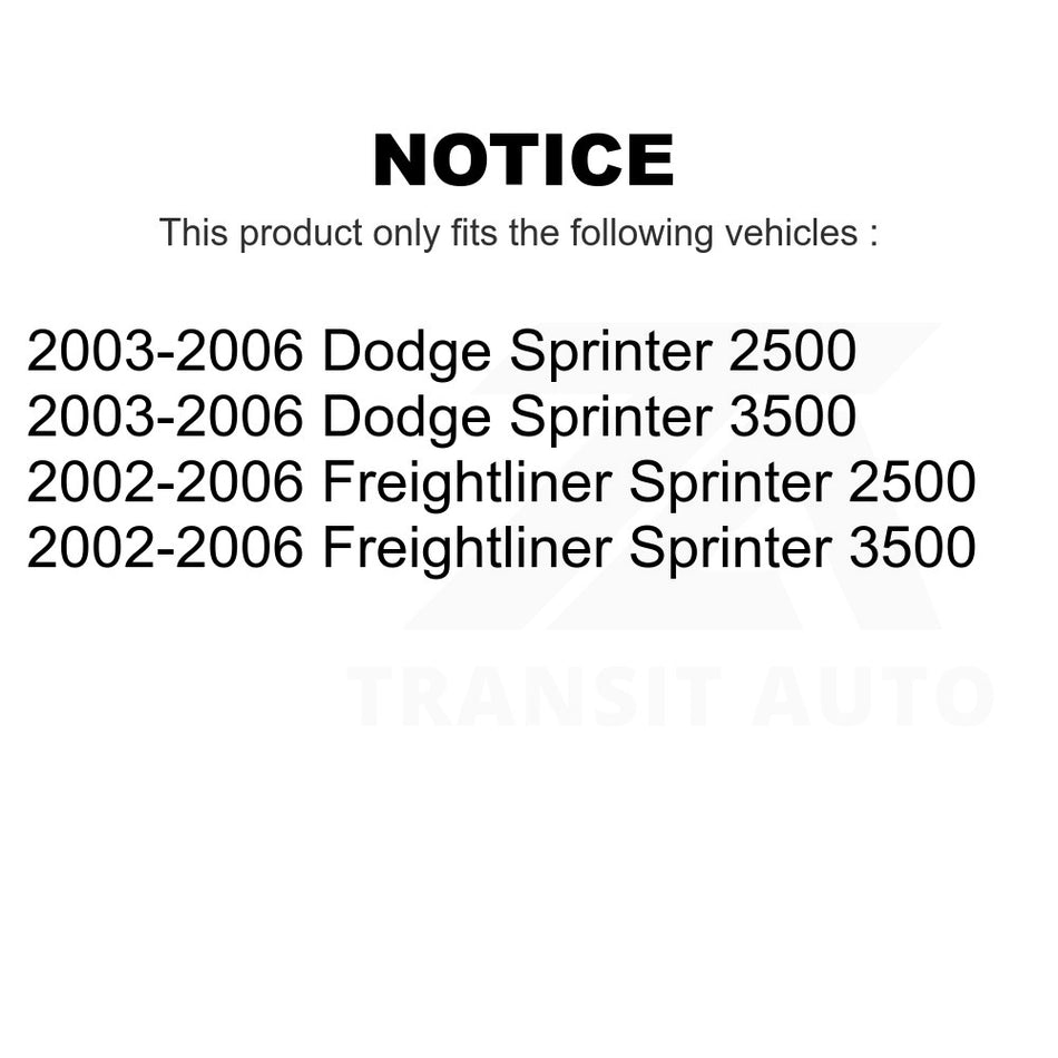 Front Lower Suspension Ball Joint TOR-K7455 For Sprinter 2500 Freightliner Dodge 3500