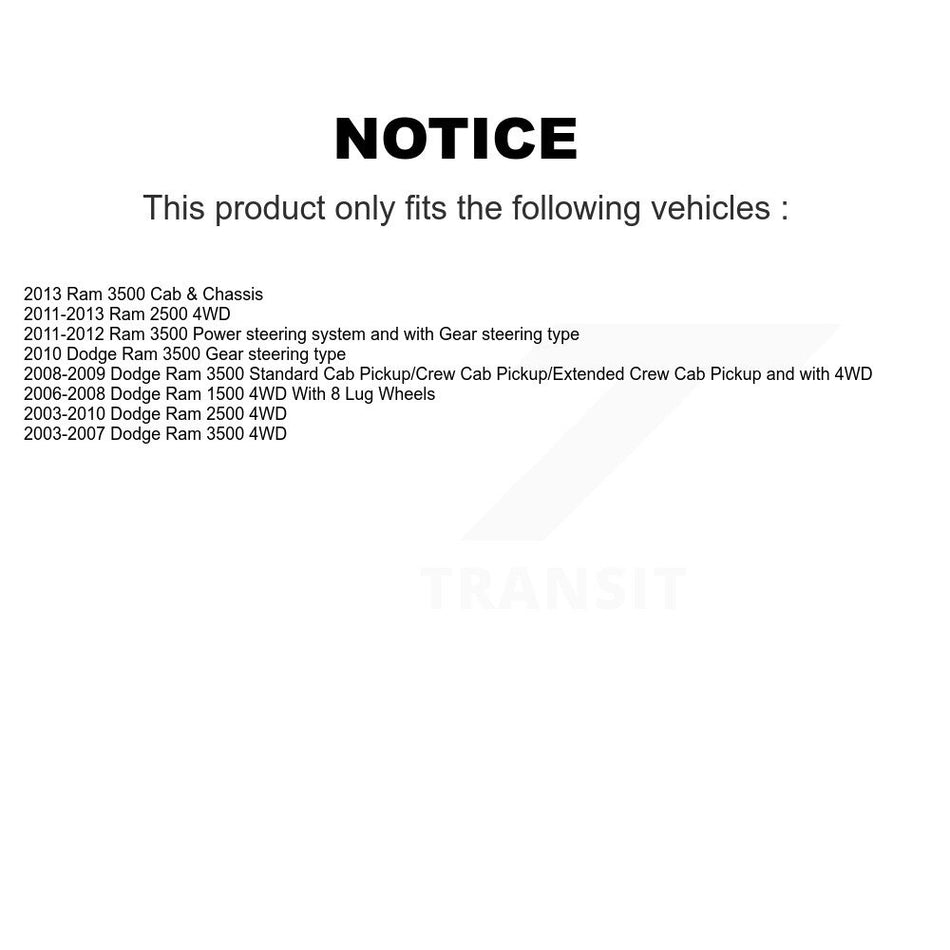 Front Lower Suspension Ball Joint TOR-K7467 For Dodge Ram 3500 2500 1500