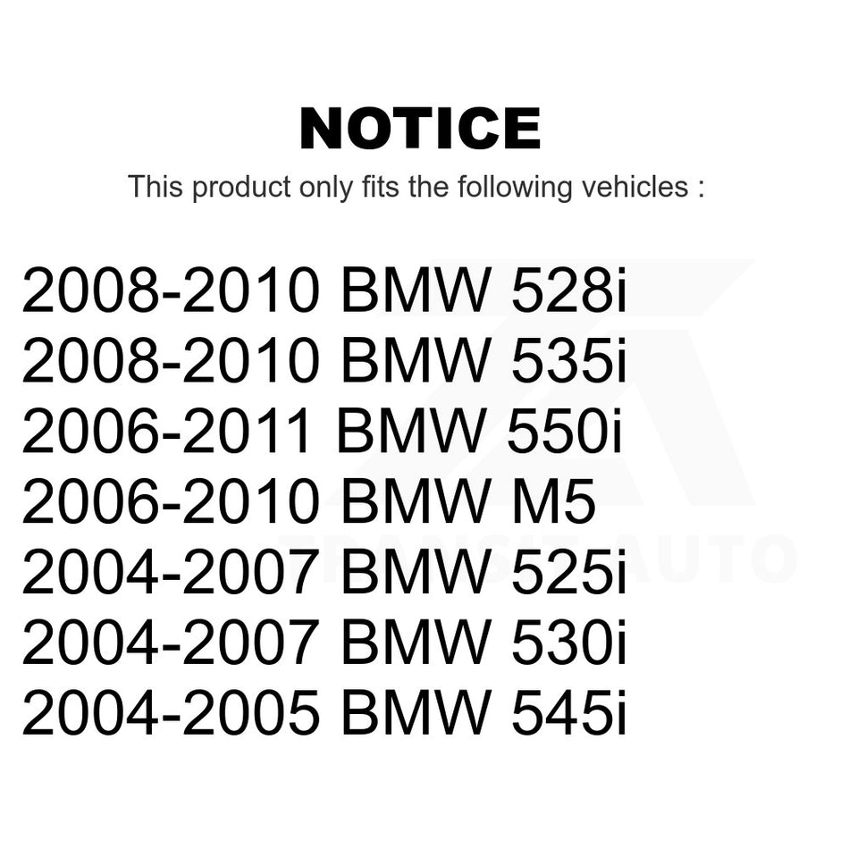 Front Left Suspension Stabilizer Bar Link Kit TOR-K750027 For BMW 530i 528i 525i 535i 550i 545i M5