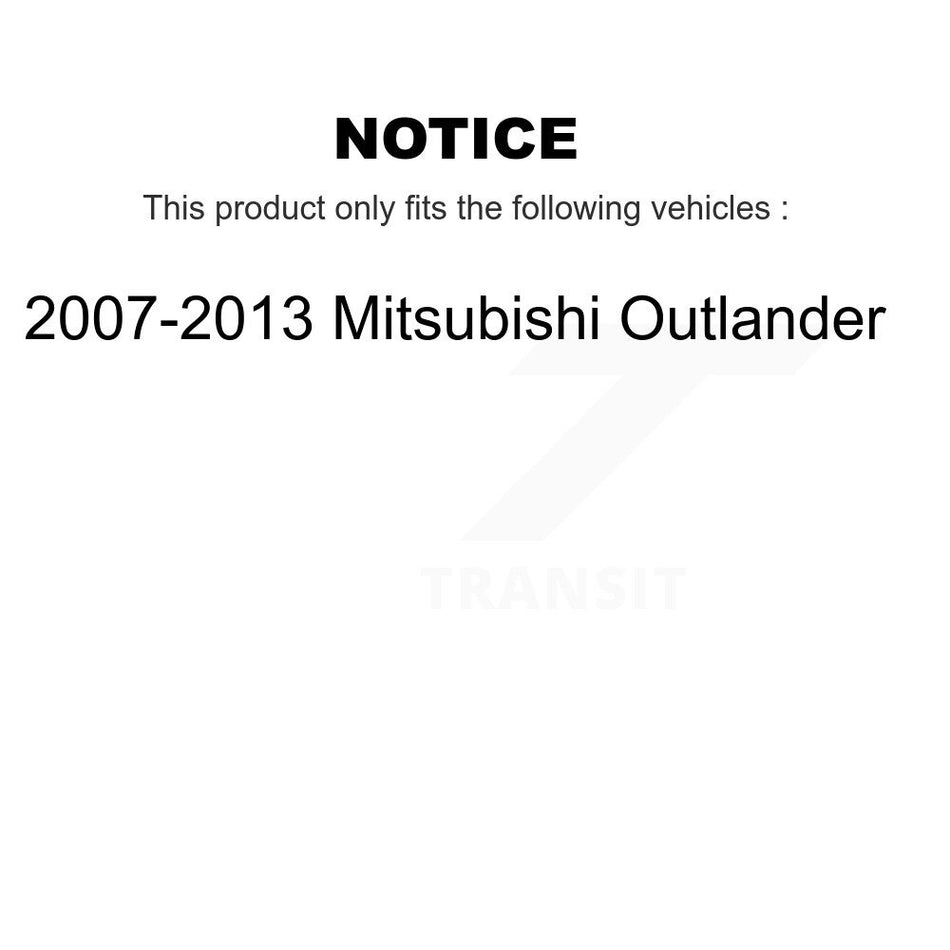 Rear Left Suspension Stabilizer Bar Link Kit TOR-K750290 For 2007-2013 Mitsubishi Outlander