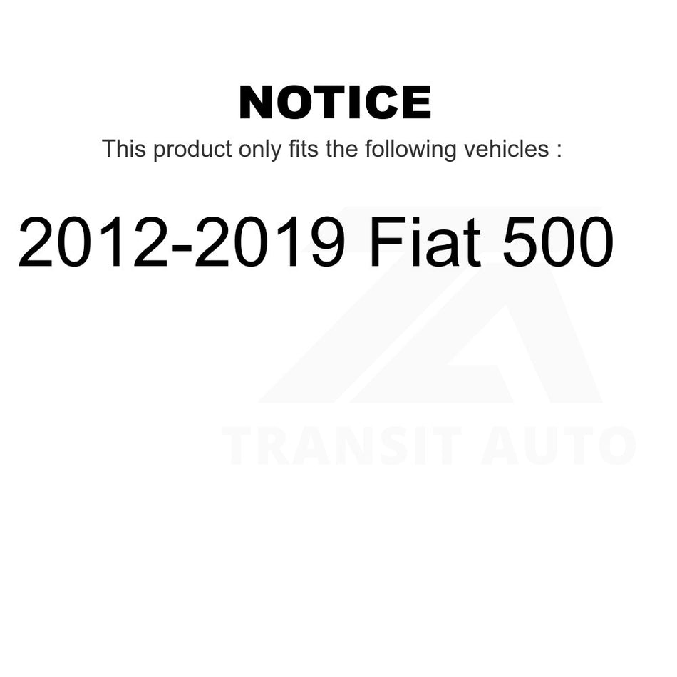 Front Suspension Stabilizer Bar Link Kit TOR-K750507 For 2012-2019 Fiat 500