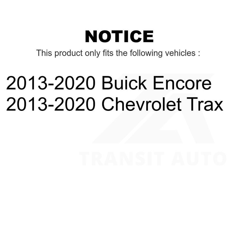 Front Right Suspension Stabilizer Bar Link Kit TOR-K750683 For 2013-2020 Buick Encore Chevrolet Trax