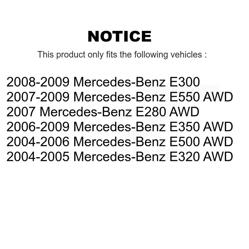 Front Right Suspension Stabilizer Bar Link Kit TOR-K750721 For Mercedes-Benz E350 E320 E300 E500