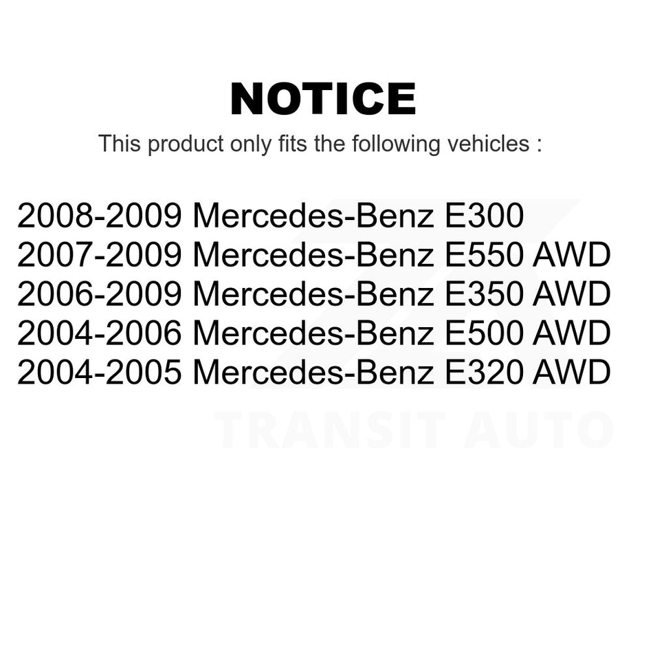 Front Left Suspension Stabilizer Bar Link Kit TOR-K750722 For Mercedes-Benz E350 E320 E500 E550 E300