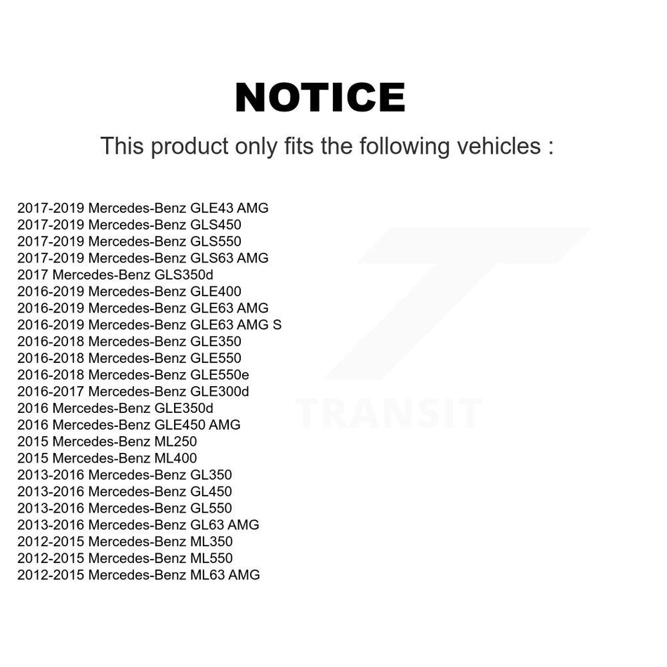 Front Left Suspension Stabilizer Bar Link Kit TOR-K750790 For Mercedes-Benz ML350 GLE400 GLE350 AMG