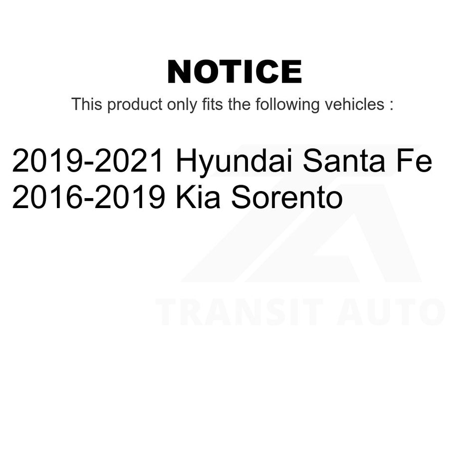 Rear Left Suspension Stabilizer Bar Link Kit TOR-K750893 For Kia Sorento Hyundai Santa Fe