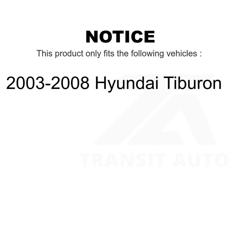 Front Right Suspension Stabilizer Bar Link Kit TOR-K80509 For 2003-2008 Hyundai Tiburon