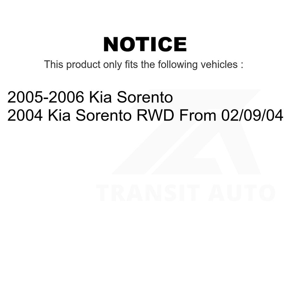 Front Left Suspension Stabilizer Bar Link Kit TOR-K80514 For Kia Sorento