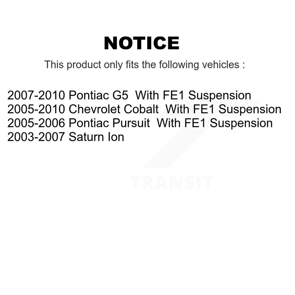 Front Lower Suspension Ball Joint TOR-K80566 For Chevrolet Cobalt Pontiac G5 Saturn Ion Pursuit