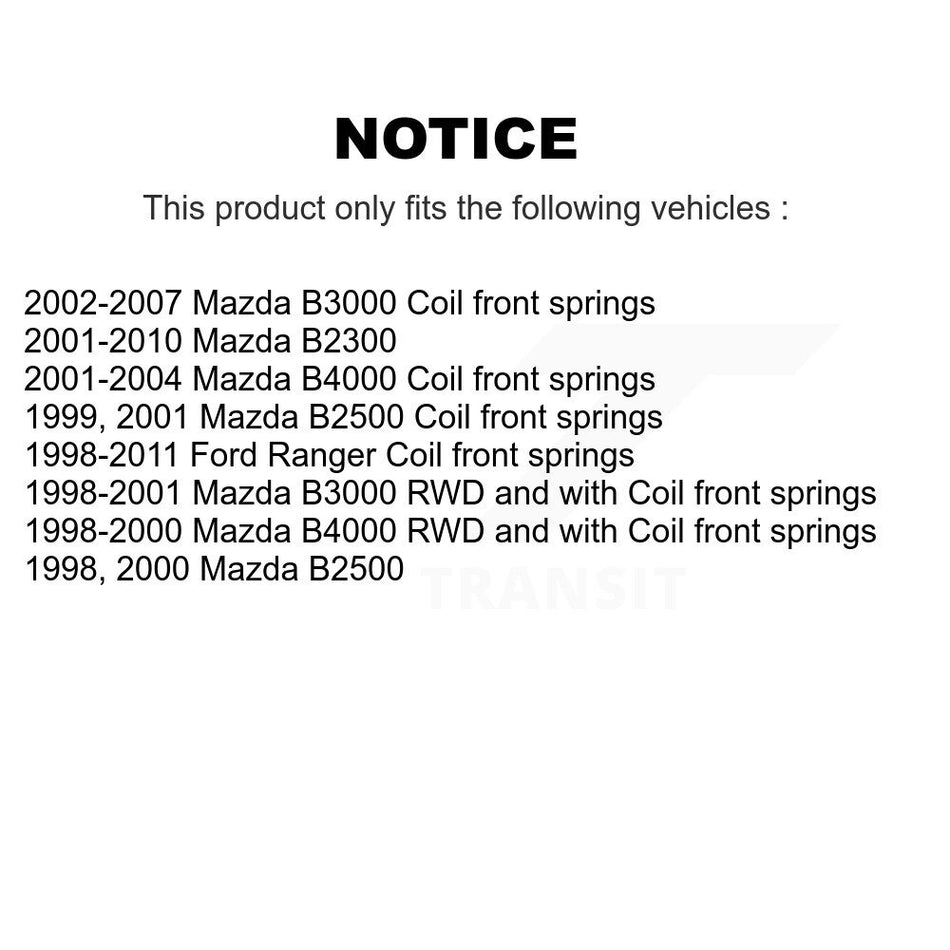 Front Upper Suspension Ball Joint TOR-K8738 For Ford Ranger Mazda B3000 B2300 B4000 B2500