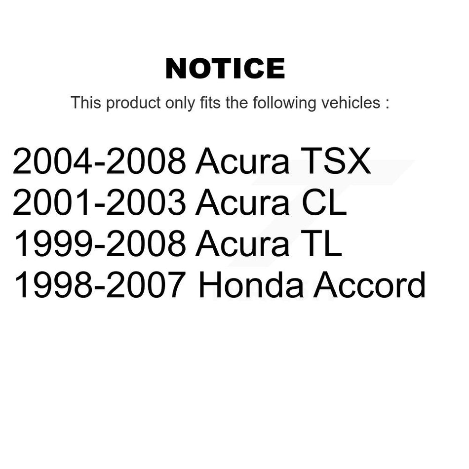 Rear Left Suspension Stabilizer Bar Link Kit TOR-K90343 For Honda Accord Acura TL TSX CL